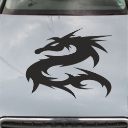 Aufkleber Auto Motorhaube Car Style Tuning Drache Tribal Dekor Rosen Blumen Schmetteringe Tattoo´s Fun Comic Flower Tiere