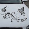 Aufkleber Auto Motorhaube Car Style Tuning Drache Tribal Dekor Rosen Blumen Schmetteringe Tattoo´s Fun Comic Flower Tiere