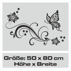 Aufkleber Auto Motorhaube Car Style Tuning Drache Tribal Dekor Rosen Blumen Schmetteringe Tattoo´s Fun Comic Flower Tiere