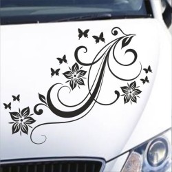 Aufkleber Auto Motorhaube Car Style Tuning Drache Tribal Dekor Rosen Blumen Schmetteringe Tattoo´s Fun Comic Flower Tiere