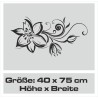 Aufkleber Auto Motorhaube Car Style Tuning Drache Tribal Dekor Rosen Blumen Schmetteringe Tattoo´s Fun Comic Flower Tiere