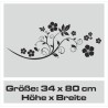 Aufkleber Auto Motorhaube Car Style Tuning Drache Tribal Dekor Rosen Blumen Schmetteringe Tattoo´s Fun Comic Flower Tiere