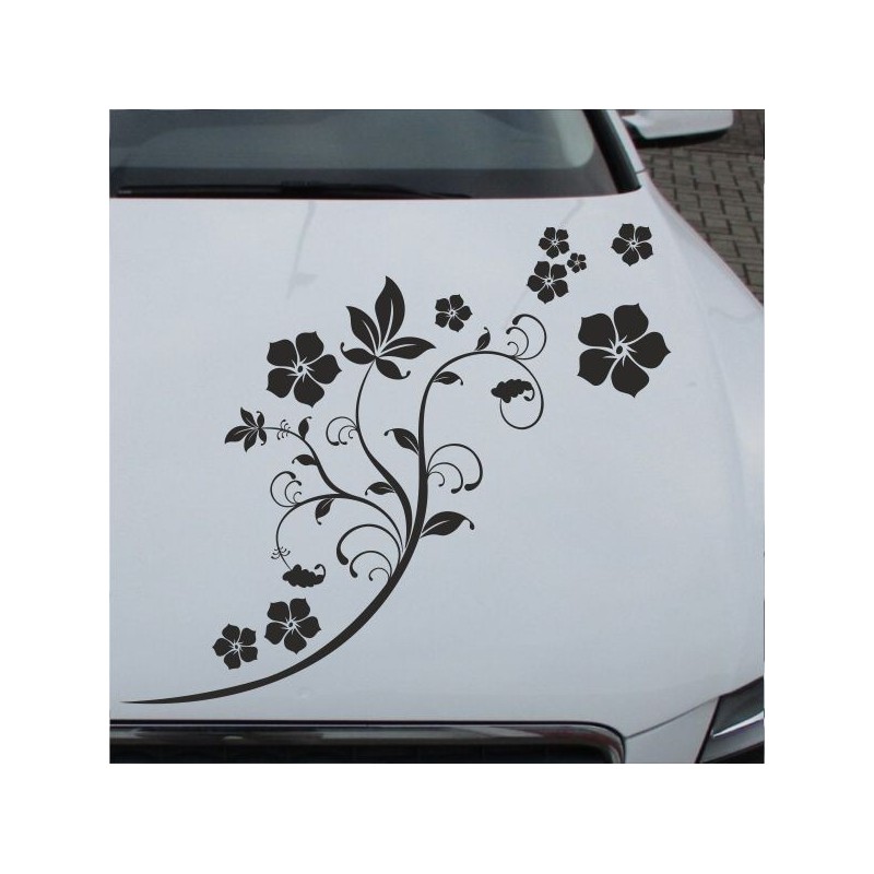 Aufkleber Auto Motorhaube Car Style Tuning Drache Tribal Dekor Rosen Blumen Schmetteringe Tattoo´s Fun Comic Flower Tiere