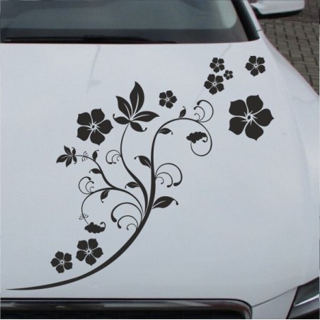 Aufkleber Auto Motorhaube Car Style Tuning Drache Tribal Dekor Rosen Blumen Schmetteringe Tattoo´s Fun Comic Flower Tiere