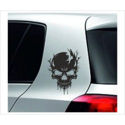 Punisher Aufkleber Auto SET 2 Stück Totenkopf Schädel Böse Death Skull TOT