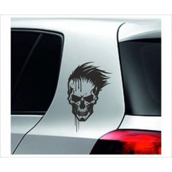 Punisher Aufkleber Auto SET 2 Stück Totenkopf Schädel Böse Death Skull TOT