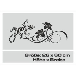 Aufkleber Auto Heckscheibe Car Tattoo Style La Familia Pferd Pferde Gecko Sprüche Power Blumen Ranke Fee Hexe Faultier Kolben