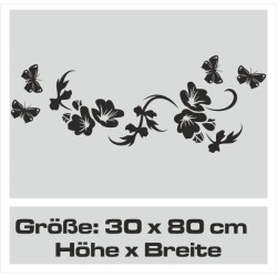 Aufkleber Auto Motorhaube Car Style Tuning Drache Tribal Dekor Rosen Blumen Schmetteringe Tattoo´s Fun Comic Flower Tiere