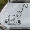 Aufkleber Auto Motorhaube Car Style Tuning Drache Tribal Dekor Rosen Blumen Schmetteringe Tattoo´s Fun Comic Flower Tiere