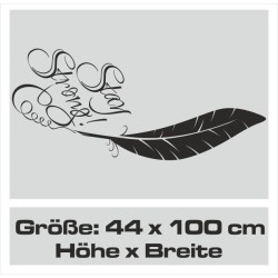 Aufkleber Auto Motorhaube Car Style Tuning Drache Tribal Dekor Rosen Blumen Schmetteringe Tattoo´s Fun Comic Flower Tiere