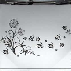 Aufkleber Auto Motorhaube Car Style Tuning Drache Tribal Dekor Rosen Blumen Schmetteringe Tattoo´s Fun Comic Flower Tiere