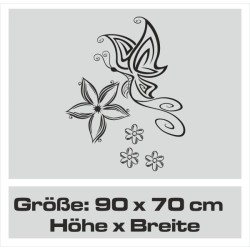 Aufkleber Auto Motorhaube Car Style Tuning Drache Tribal Dekor Rosen Blumen Schmetteringe Tattoo´s Fun Comic Flower Tiere