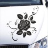 Aufkleber Auto Motorhaube Car Style Tuning Drache Tribal Dekor Rosen Blumen Schmetteringe Tattoo´s Fun Comic Flower Tiere