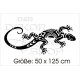 Motorhauben Aufkleber Auto Echse Gecko Salamander Tattoo Tribal Sticker Lack & Glas