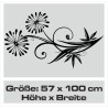 Aufkleber Auto Motorhaube Car Style Tuning Drache Tribal Dekor Rosen Blumen Schmetteringe Tattoo´s Fun Comic Flower Tiere