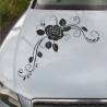Aufkleber Auto Motorhaube Car Style Tuning Drache Tribal Dekor Rosen Blumen Schmetteringe Tattoo´s Fun Comic Flower Tiere