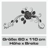 Aufkleber Auto Motorhaube Car Style Tuning Drache Tribal Dekor Rosen Blumen Schmetteringe Tattoo´s Fun Comic Flower Tiere
