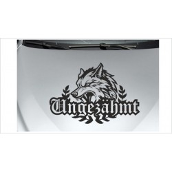 Odin´s Wölfe Walhalla Wikinger Wolf Ungezähmt Frei Unbeugsam   Aufkleber Auto Tattoo Car Style Sticker