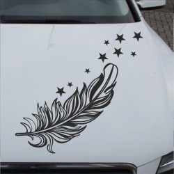 Aufkleber Auto Motorhaube Car Style Tuning Drache Tribal Dekor Rosen Blumen Schmetteringe Tattoo´s Fun Comic Flower Tiere