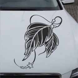 Aufkleber Auto Motorhaube Car Style Tuning Drache Tribal Dekor Rosen Blumen Schmetteringe Tattoo´s Fun Comic Flower Tiere
