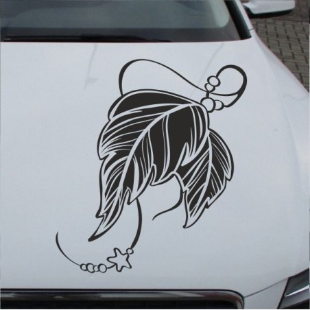 Aufkleber Auto Motorhaube Car Style Tuning Drache Tribal Dekor Rosen Blumen Schmetteringe Tattoo´s Fun Comic Flower Tiere