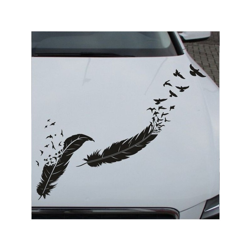 Aufkleber Auto Motorhaube Car Style Tuning Drache Tribal Dekor Rosen Blumen Schmetteringe Tattoo´s Fun Comic Flower Tiere