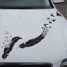 Aufkleber Auto Motorhaube Car Style Tuning Drache Tribal Dekor Rosen Blumen Schmetteringe Tattoo´s Fun Comic Flower Tiere