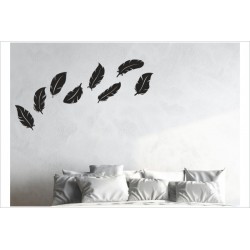 Schlafzimmer 8x Feder Vogel Vögel Möwen Wandtattoo Aufkleber Wand Wandsticker