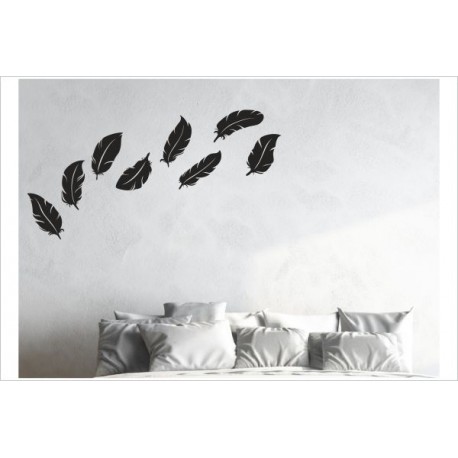 Schlafzimmer 8x Feder Vogel Vögel Möwen Wandtattoo Aufkleber Wand Wandsticker