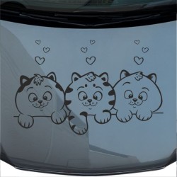 Aufkleber Auto Motorhaube Car Style Tuning Drache Tribal Dekor Rosen Blumen Schmetteringe Tattoo´s Fun Comic Flower Tiere