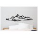 Schlafzimmer Landschaft Berge Wandern Alpen Wald Tanne Wandtattoo Aufkleber Wand Wandsticker