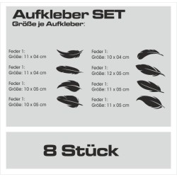 Aufkleber SET Auto Heckscheibe Car Tattoo Style La Familia Pferd Gecko Sprüche Power Blumen Ranke Fee Hexe Faultier Kolben