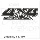 4x4 Aufkleber 50 cm Auto Safari Offroad OFF ROAD  Allrad Race Fahrzeug Beschriftung