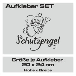 Aufkleber SET Auto Heckscheibe Car Tattoo Style La Familia Pferd Gecko Sprüche Power Blumen Ranke Fee Hexe Faultier Kolben