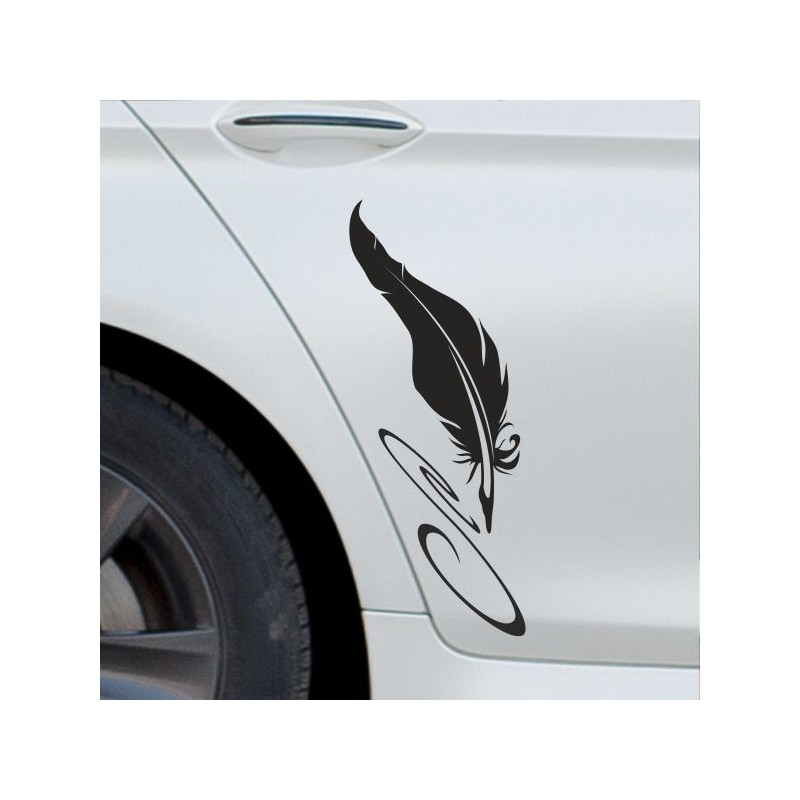 Aufkleber SET Auto Heckscheibe Car Tattoo Style La Familia Pferd Gecko Sprüche Power Blumen Ranke Fee Hexe Faultier Kolben