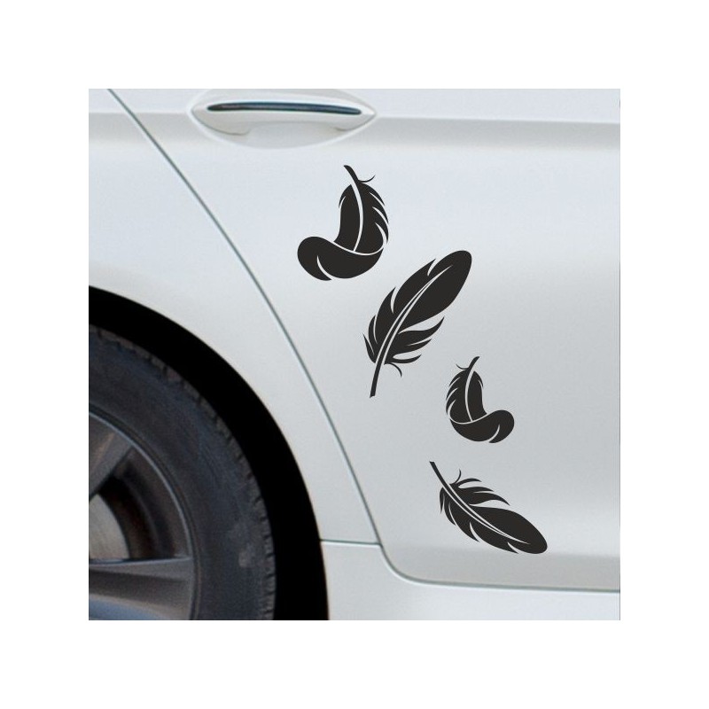 Aufkleber SET Auto Heckscheibe Car Tattoo Style La Familia Pferd Gecko Sprüche Power Blumen Ranke Fee Hexe Faultier Kolben