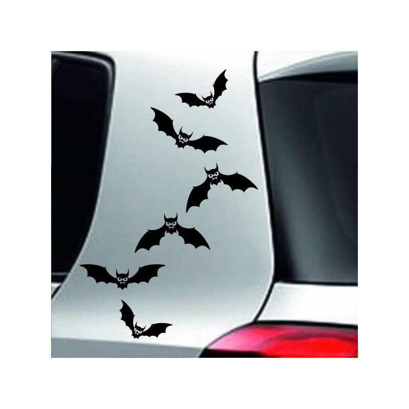 Aufkleber SET Auto Heckscheibe Car Tattoo Style La Familia Pferd Gecko Sprüche Power Blumen Ranke Fee Hexe Faultier Kolben