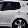 Aufkleber SET Auto Heckscheibe Car Tattoo Style La Familia Pferd Gecko Sprüche Power Blumen Ranke Fee Hexe Faultier Kolben