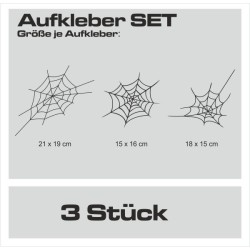 Aufkleber SET Auto Heckscheibe Car Tattoo Style La Familia Pferd Gecko Sprüche Power Blumen Ranke Fee Hexe Faultier Kolben