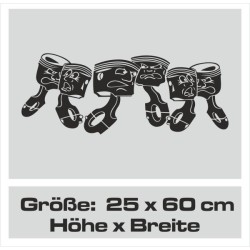 Aufkleber Auto Heckscheibe Car Tattoo Style La Familia Pferd Pferde Gecko Sprüche Power Blumen Ranke Fee Hexe Faultier Kolben