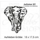 Offroad 4x4 Off Road Elefant Afrika Aufkleber SET Auto Safari WILD LIFE