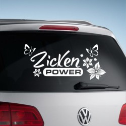 Aufkleber Auto Heckscheibe Car Tattoo Style La Familia Pferd Pferde Gecko Sprüche Power Blumen Ranke Fee Hexe Faultier Kolben