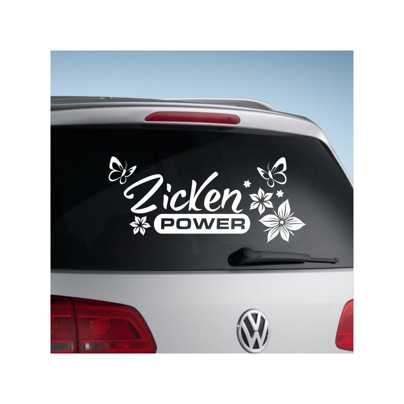 Aufkleber Auto Heckscheibe Car Tattoo Style La Familia Pferd Pferde Gecko Sprüche Power Blumen Ranke Fee Hexe Faultier Kolben