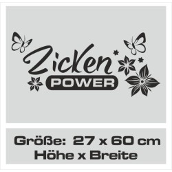 Aufkleber Auto Heckscheibe Car Tattoo Style La Familia Pferd Pferde Gecko Sprüche Power Blumen Ranke Fee Hexe Faultier Kolben