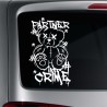Aufkleber Auto Heckscheibe Car Tattoo Style La Familia Pferd Pferde Gecko Sprüche Power Blumen Ranke Fee Hexe Faultier Kolben