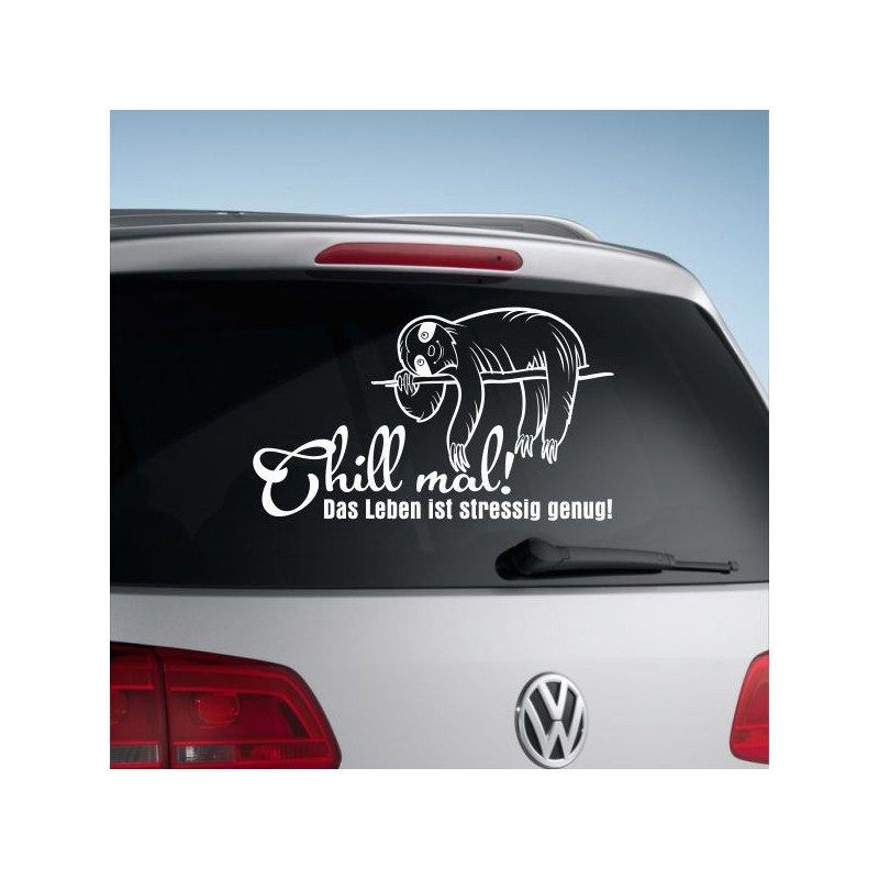 Aufkleber Auto Heckscheibe Car Tattoo Style La Familia Pferd Pferde Gecko Sprüche Power Blumen Ranke Fee Hexe Faultier Kolben