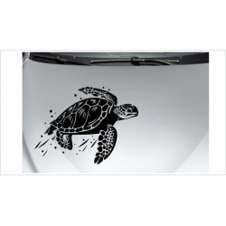 Schildkröte Wasser Tauchen Meer Urlaub Aufkleber Auto Tattoo Car Style Sticker