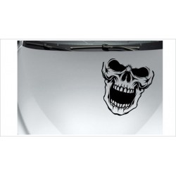 Lachendes Gesicht Böse Totenkopf Scary Bones Skull Aufkleber Auto Tattoo Car Style Sticker