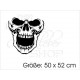 Lachendes Gesicht Böse Totenkopf Scary Bones Skull Aufkleber Auto Tattoo Car Style Sticker