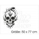 Totenkopf Dekor Scary Bones Skull Aufkleber Auto Tattoo Car Style Sticker